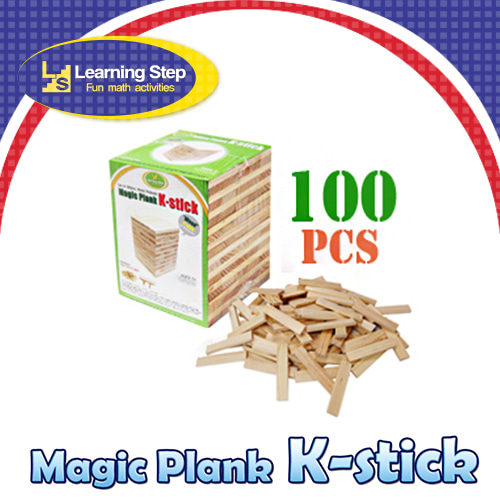 K-stick 원목스틱 100pcs (미송 카프라)