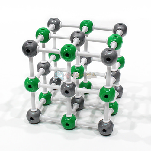 결정구조 모형 염화나트륨(Nacl)