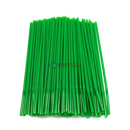 주름 빨대(초록색 만)(500개입)