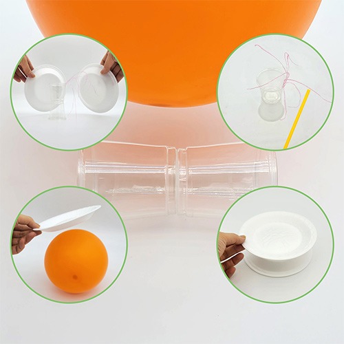 정전기 컵 굴리기 접시 실험(5인용)