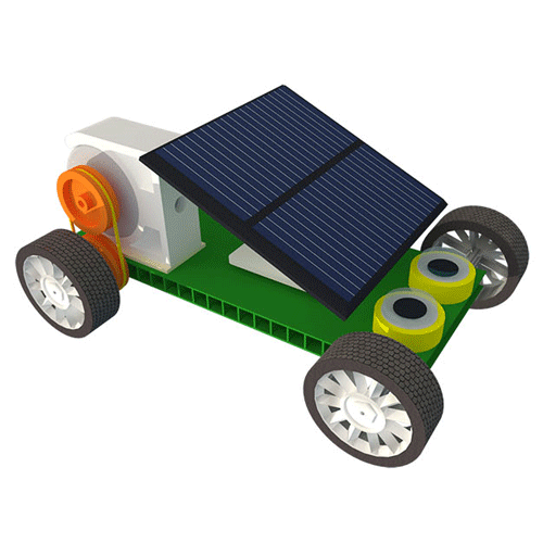 각도조절 고무동력 태양광자동차(규격 선택)